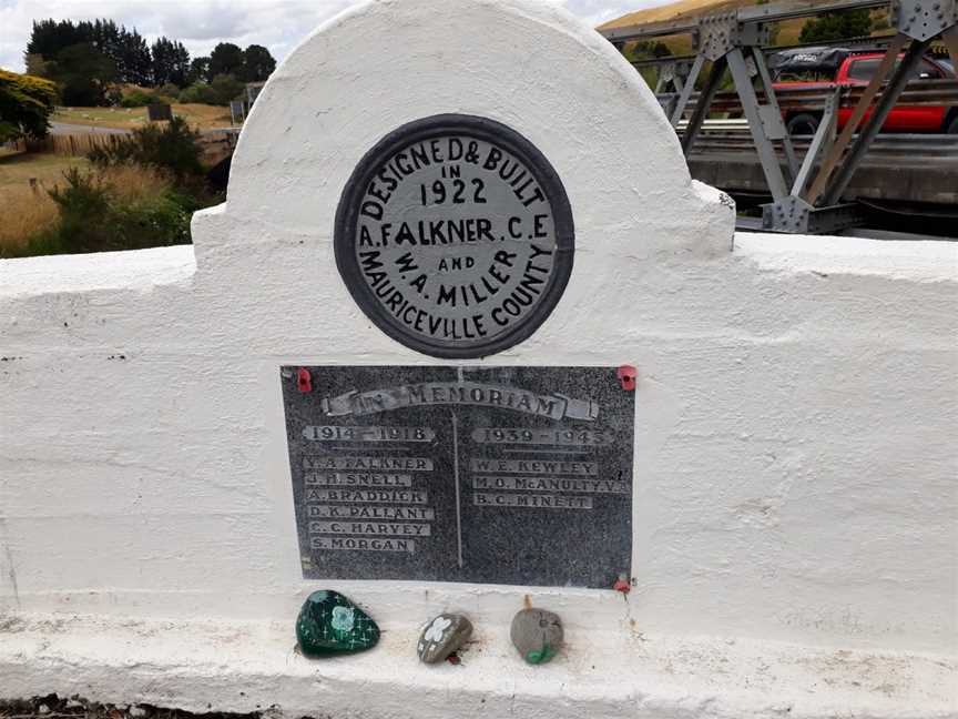 Anzac Bridge, Kaipororo, Eketahuna, New Zealand