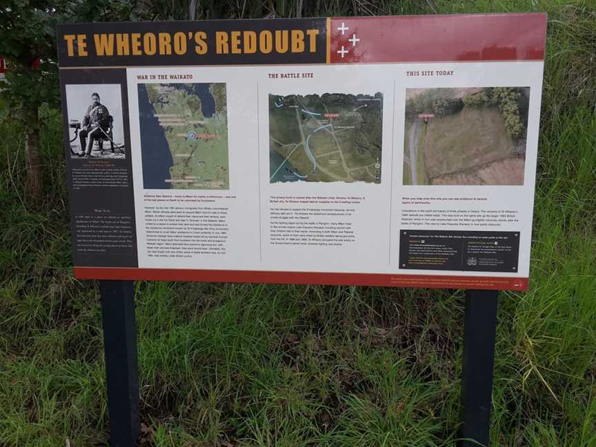 Te Wheoro's Redoubt, Rangiriri, New Zealand