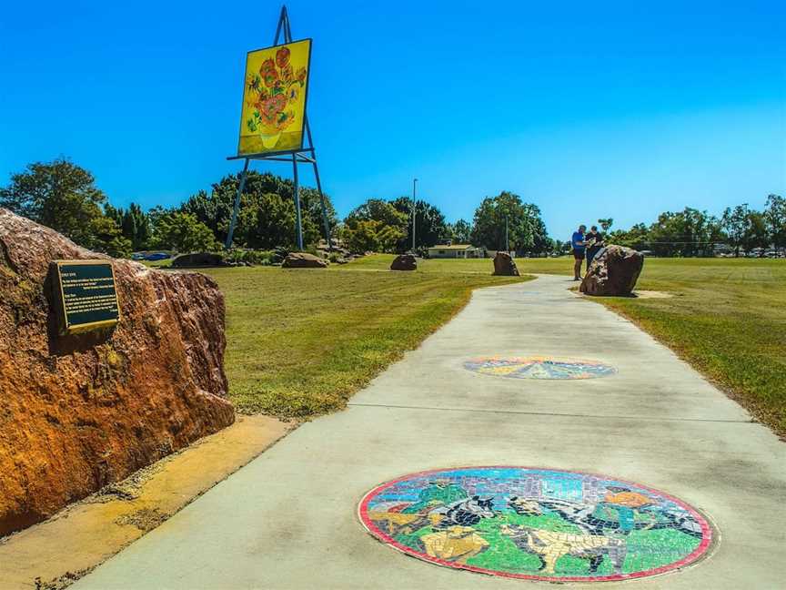 Emerald Centenary of Federation Mosaic Pathway, Emerald, QLD