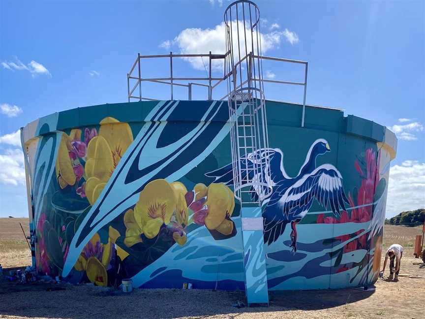 Southern Yorke Peninsula (SYP) Water Tower Mural Trail, Port Vincent, SA