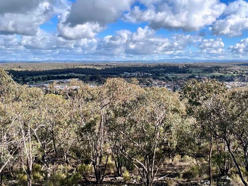 Viewing Rock Lookout, Heathcote, VIC