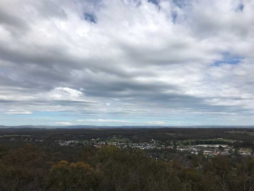 Viewing Rock Lookout, Heathcote, VIC