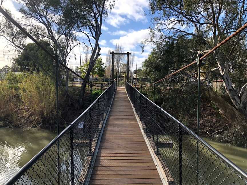 Lachlan River Swing Bridge, Hillston, NSW