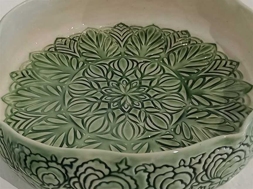 Artist: Nicola Purcell in "Emerald" 55th Year Celebration exhibition