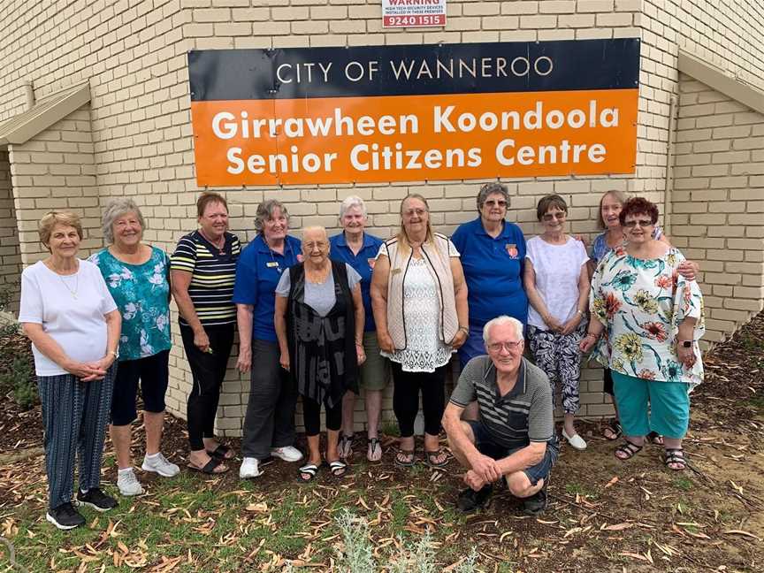 Girrawheen/Koondoola Senior Citizen's Club, Social clubs in Girrawheen