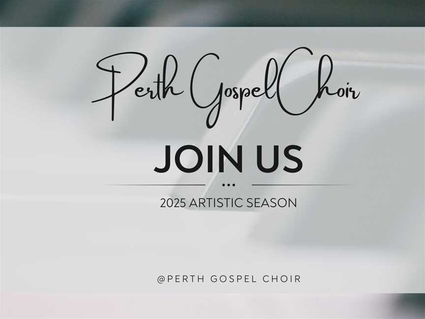 Perth Gospel Choir Join Us