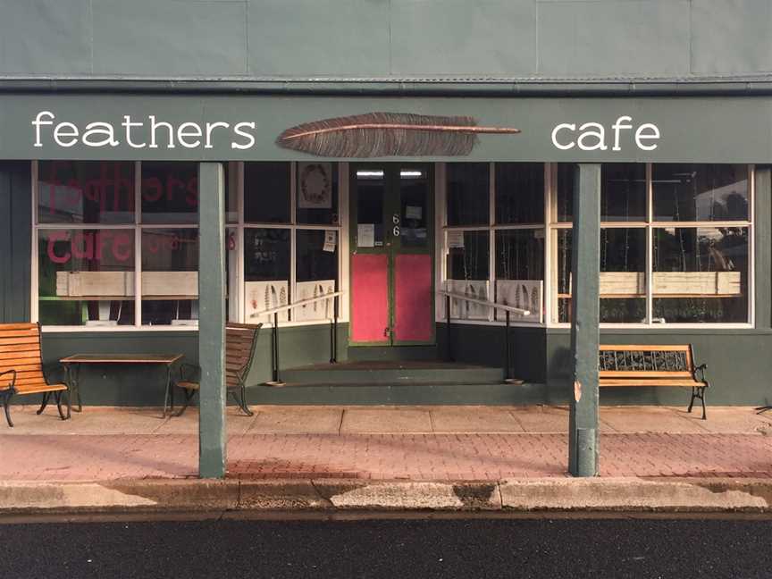 Feathers café, Coonabarabran, NSW