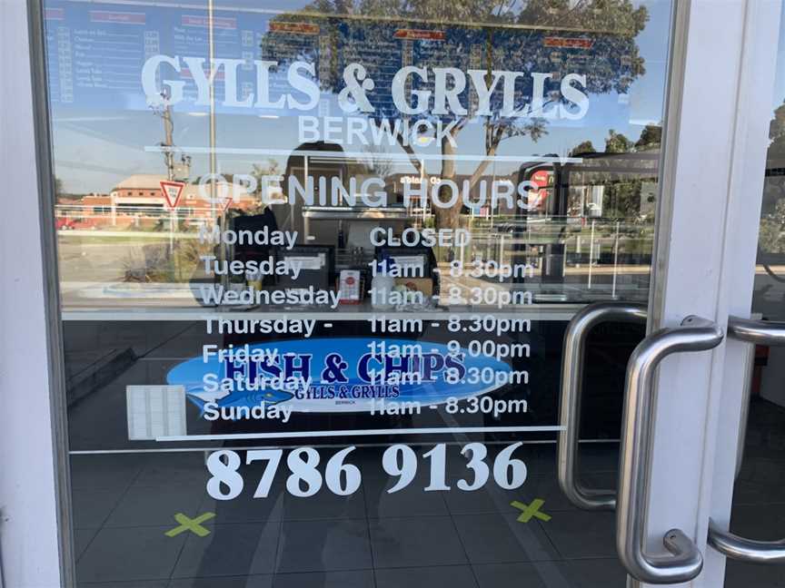 Gylls & Grylls Fish & Chippery Berwick, Berwick, VIC