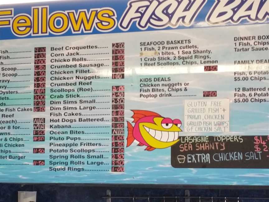 Fellows Fish Bar, Bowen, QLD