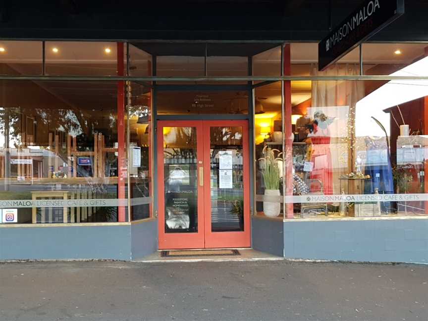 MaisonMaloa Licenced Cafe and Gifts, Woodend, VIC