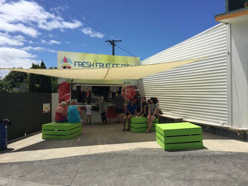 Anijas Fresh Fruit Ice Cream, Henderson, New Zealand