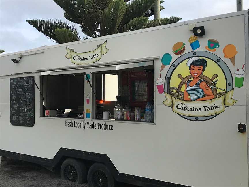 Captains Table Food Truck, Cape Palliser, New Zealand