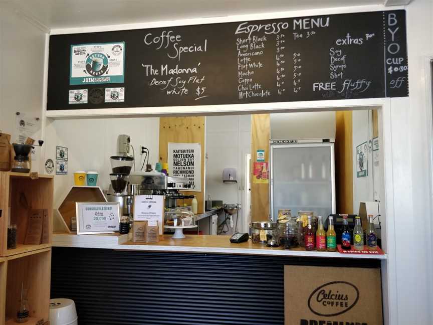 Celcius Coffee, Motueka, New Zealand