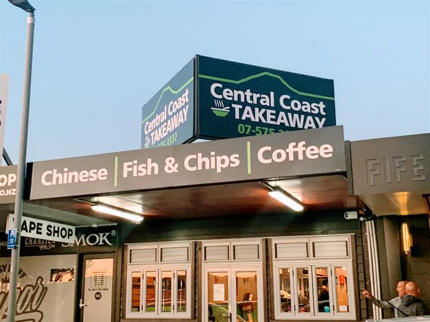 Central coast takeaway, Mount Maunganui, New Zealand