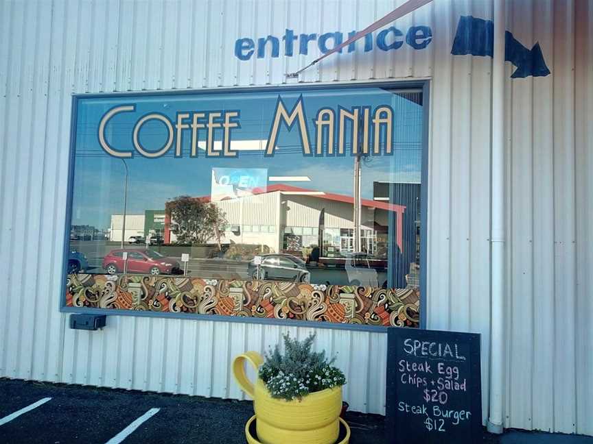 Coffee Mania, Hawera, New Zealand