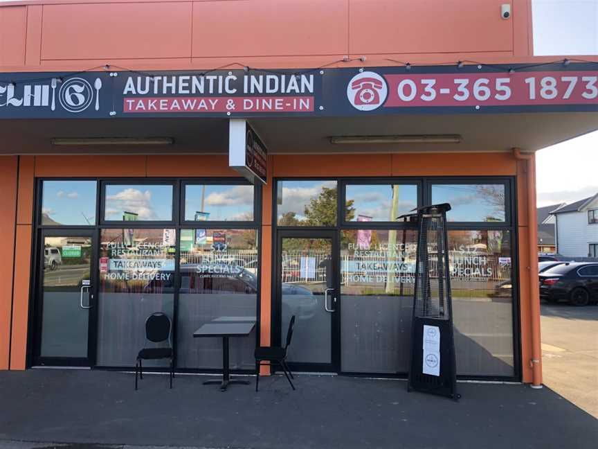 Delhi-6 Authentic Indian Restaurant and Takeaways., Waltham, New Zealand