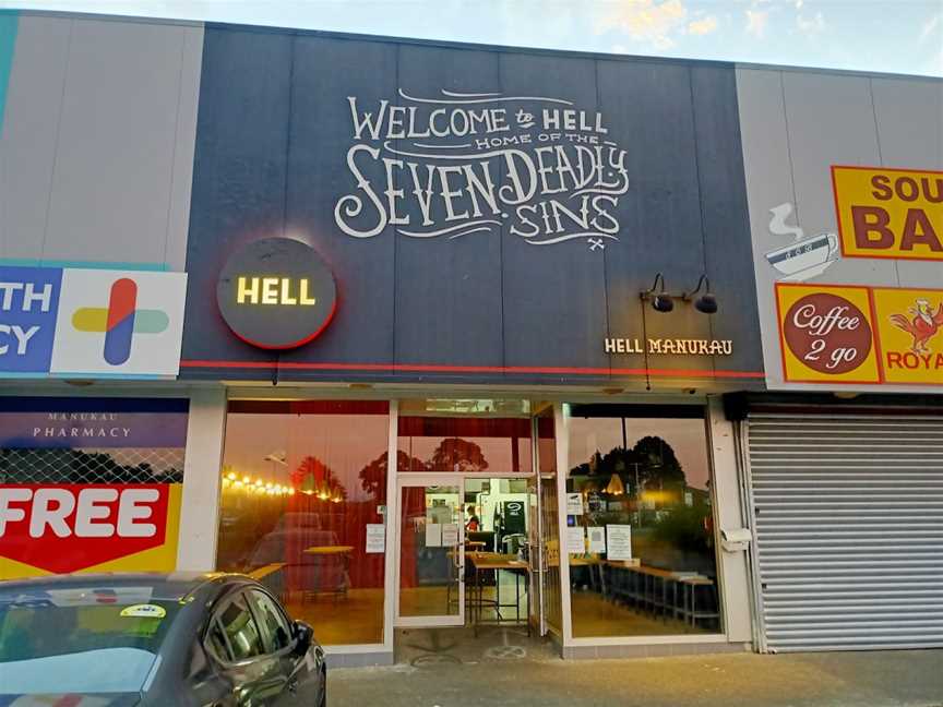 HELL Pizza Manukau, Auckland, New Zealand