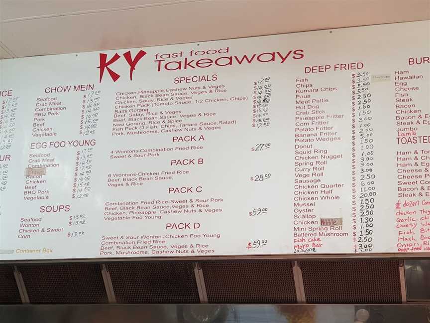 K Y Takeaways, Tauhara, New Zealand