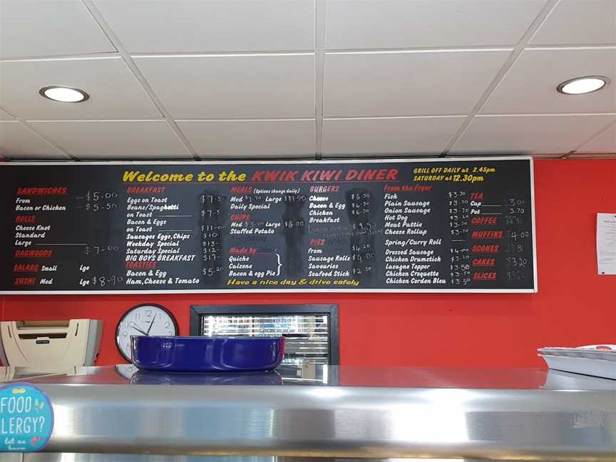 Kwik Kiwi Diner, Wigram, New Zealand