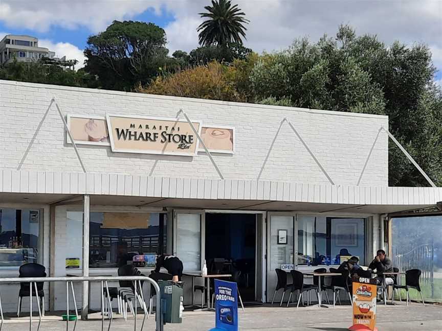 Maraetai Wharf Cafe, Auckland, New Zealand