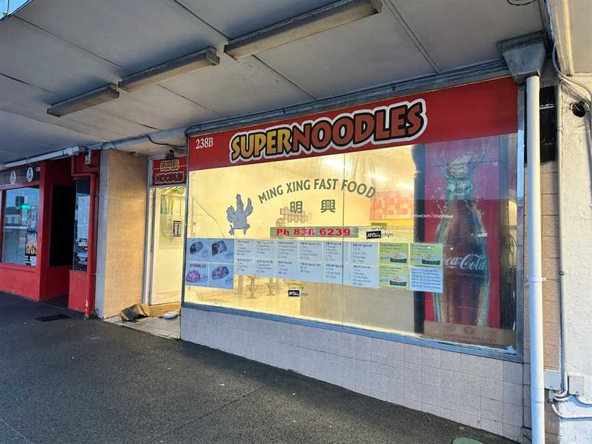 Super Noodles, Ming Xing Fast Food, Glendene, New Zealand