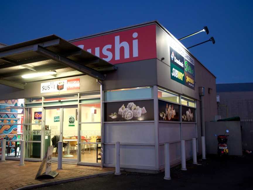 Sushi first, Mangakakahi, New Zealand