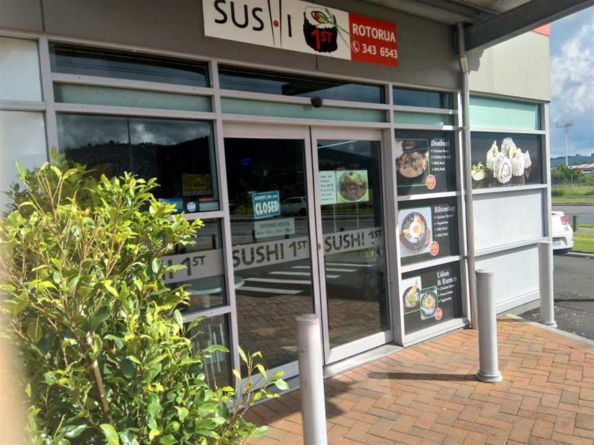 Sushi first, Mangakakahi, New Zealand