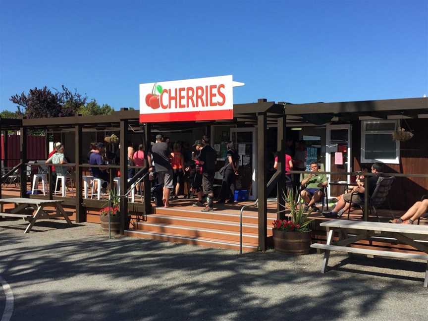 Thomas Brothers Cherry And Real Fruit Ice Cream Stall, Motueka, New Zealand