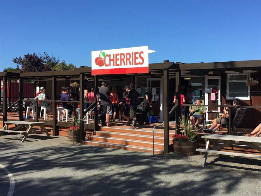 Thomas Brothers Cherry And Real Fruit Ice Cream Stall, Motueka, New Zealand