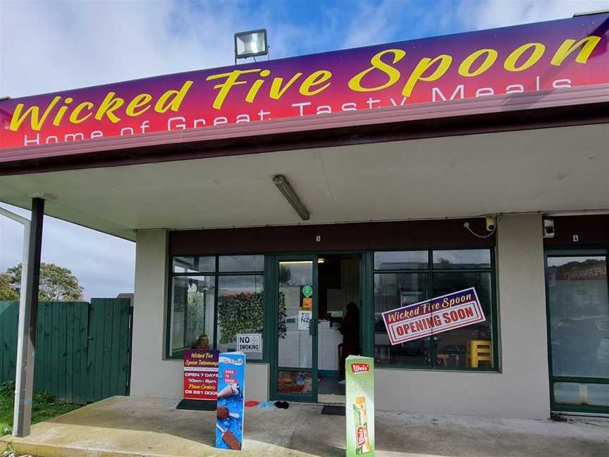 Wicked Five Spoon Takeaways, Totara Heights, New Zealand