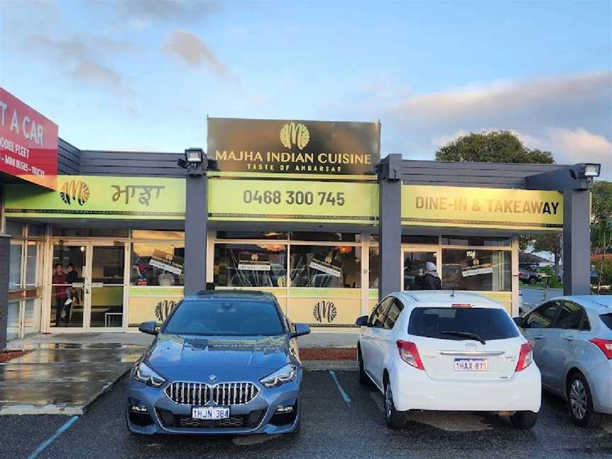 Majha Indian Cuisine Restaurant, Redcliffe, WA Parking Area