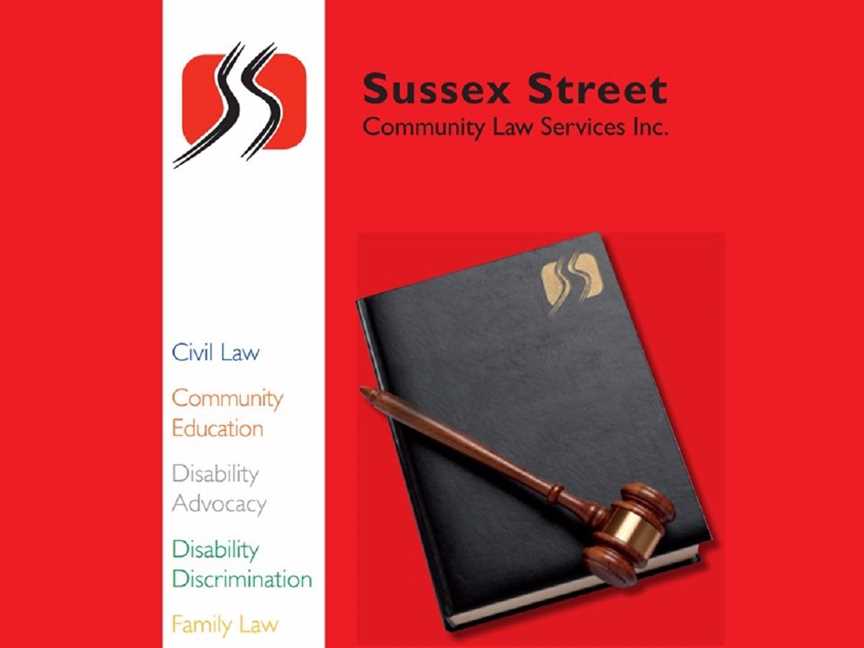 Sussex Street Community Law Services, Health & community services in East Victoria Park