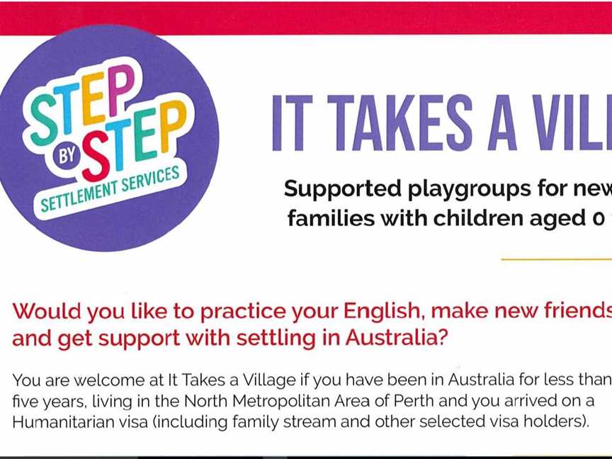 Supported Playgroups for Newly Arrived Families With Children Aged 0-5, Health & community services in Marangaroo