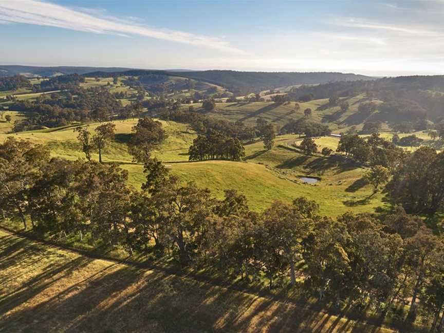 Aerial view of Ferguson Valley