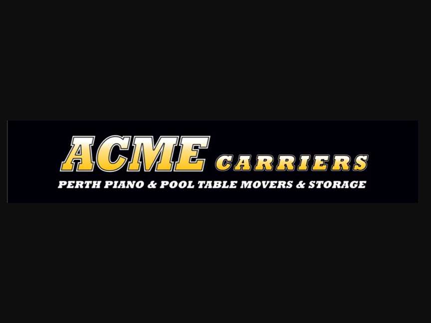 ACME Carriers Perth Piano & Pool Table Movers & Storers, Business directory in Wangara