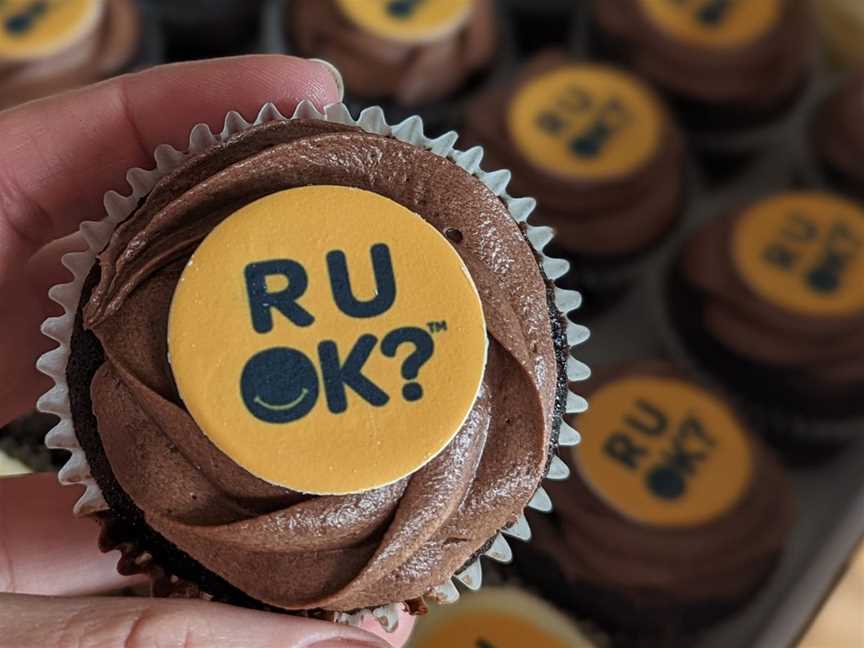 The Baking Edge - R U ok day cupcakes