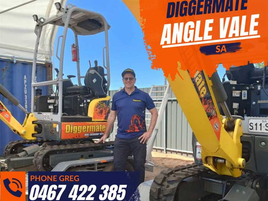 Diggermate Mini Excavator Hire Angle Vale, Business directory in Angle Vale