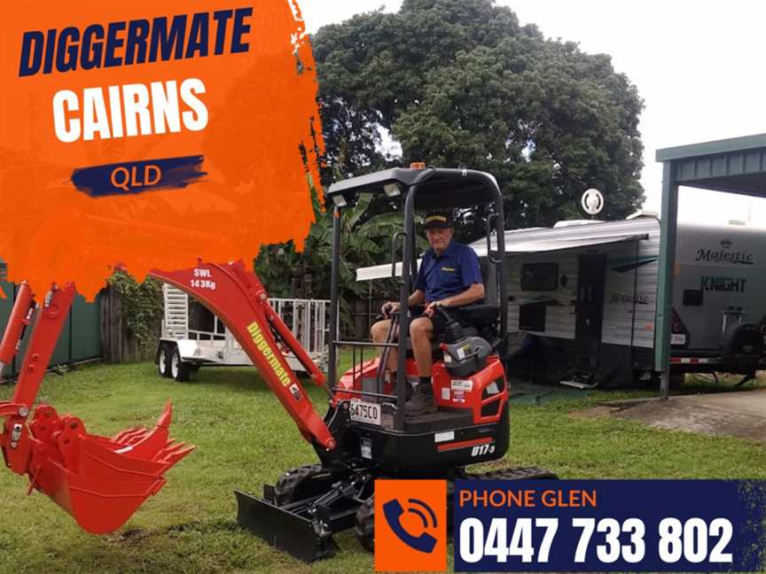 Diggermate Mini Excavator Hire Cairns, Business directory in Manoora