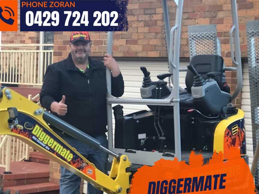 Diggermate Mini Excavator Hire Canberra, Business directory in Fyshwick