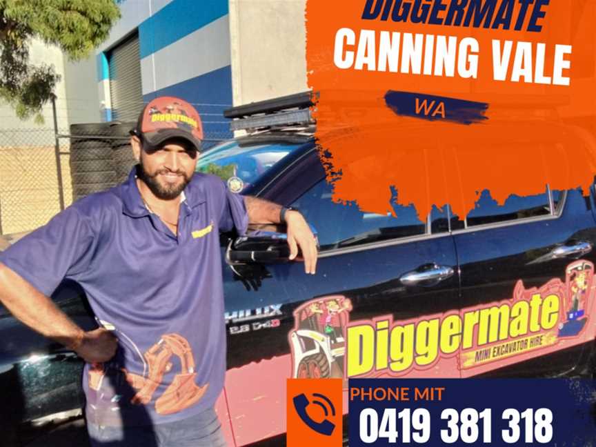 Diggermate Mini Excavator Hire Canning Vale, Business directory in Willetton