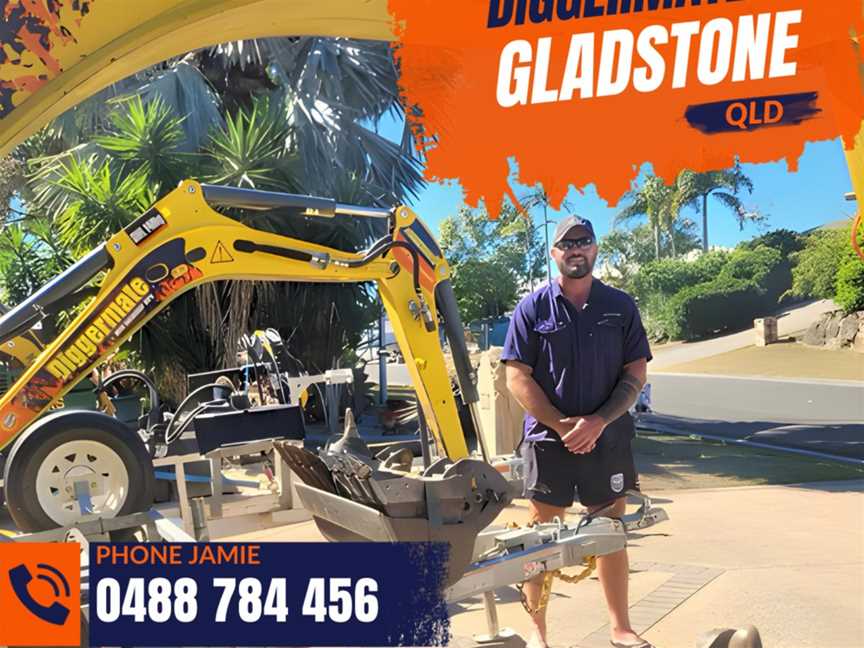 Diggermate Mini Excavator Hire Gladstone, Business directory in Calliope