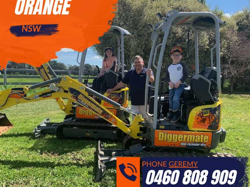 Diggermate Mini Excavator Hire Orange, Business directory in Orange