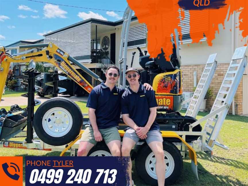 Diggermate Mini Excavator Hire Rockhampton, Business directory in Wandal