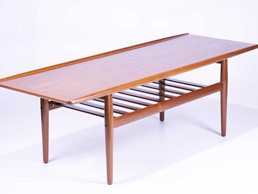 Danish Teak Coffee Table by Grete Jalk