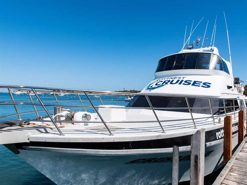 Cruise on a 69-ft pleasure boat at Rottnest Island.