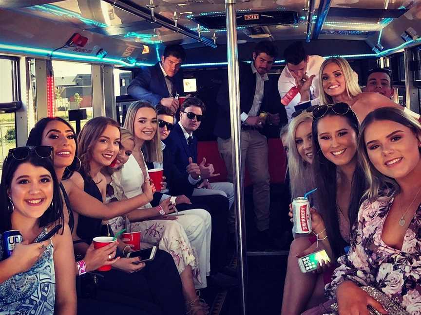 Swat Party bus, Surfers Paradise, QLD