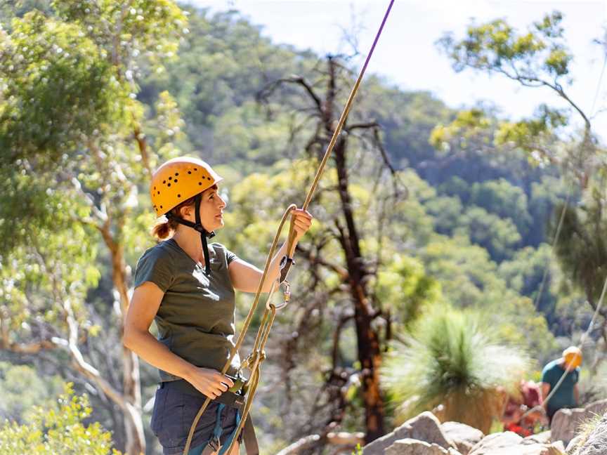 Venture - Rock Climb & Abseil - Morialta Gorge, Woodford, QLD