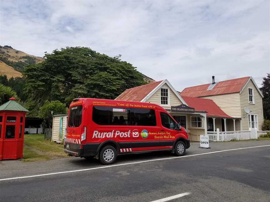 Akaroa's Eastern Bays Scenic Mail Run, Akaroa, New Zealand