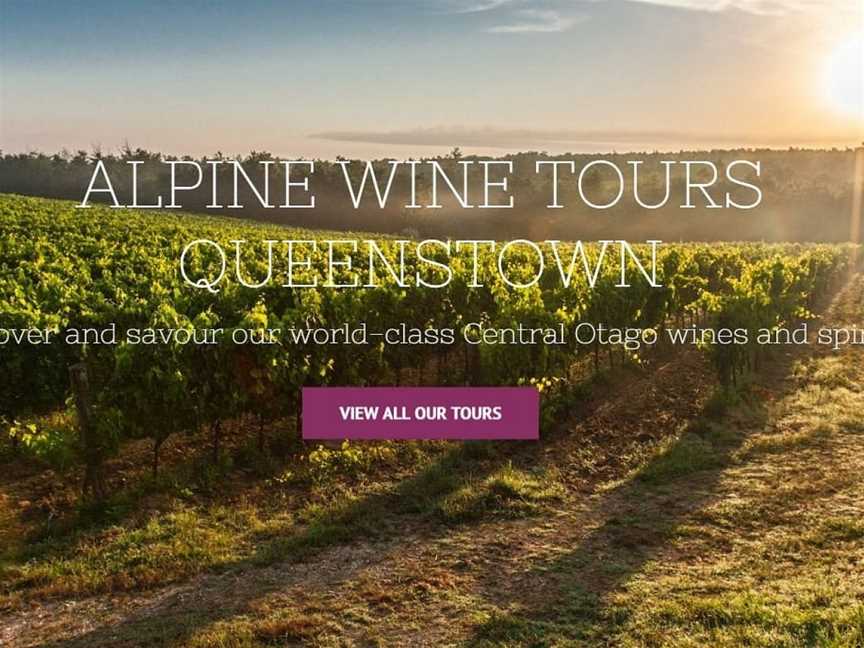 Alpine Wine Tours, Queenstown, New Zealand