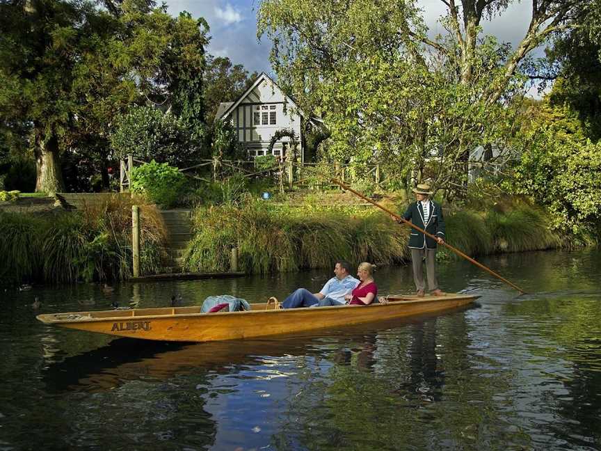 Punting on the Avon, Christchurch, New Zealand